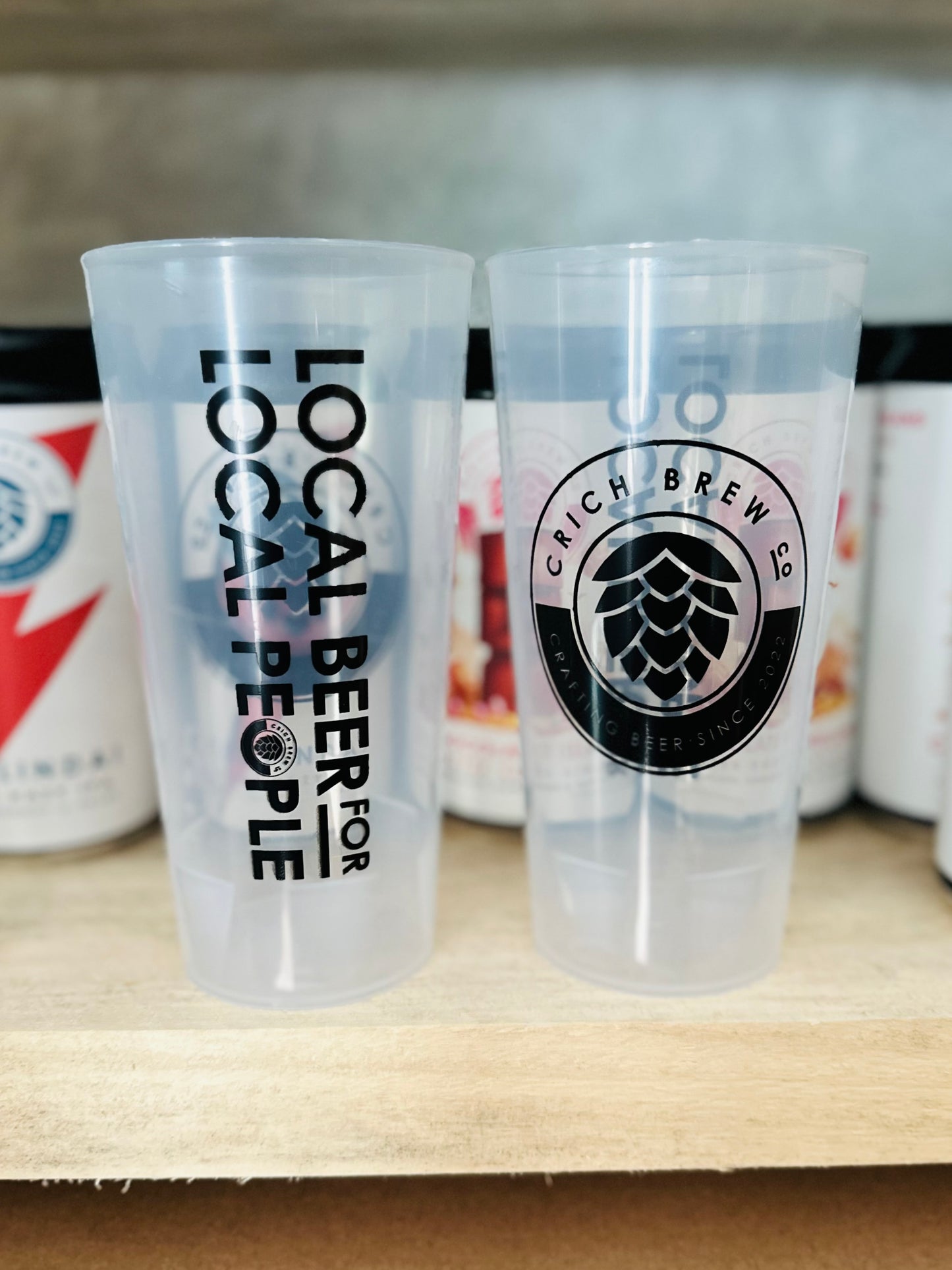 Reusable Plastic Pint Glass